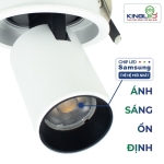 Đèn LED âm trần kéo xoay Obsidian 5W DLKX-5SS-V/TT/T-T kingled